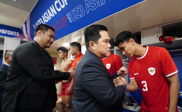 Piala Asia U-23 2024 Peluang Lolos ke Olimpiade Paris 2024 Masih Terbuka, Erick Thohir: Garuda Muda Telah Banggakan dan Satukan&nbsp;Indonesia