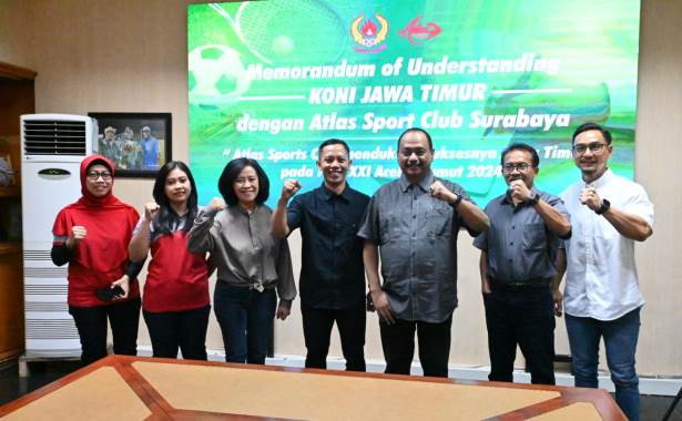 KONI Jatim Gandeng Pusat Kebugaran Tertua di Jatim, Matangkan Persiapan PON XXI 2024&nbsp;Aceh-Sumut