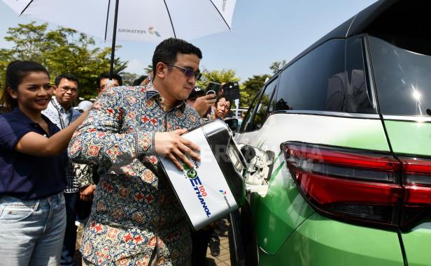 Pertamina – Toyota Kolaborasi, Uji Coba Bioethanol 100% di GIIAS&nbsp;2024