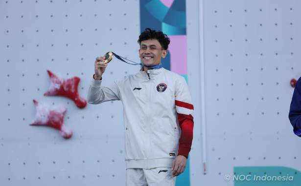 Olimpiade 2024 Paris Atlet Panjang Tebing Veddriq Leonardo Raih Medali Emas Pertama untuk Indonesia di Olimpiade 2024&nbsp;Paris