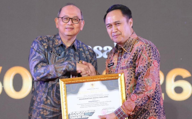 Pemkot Malang Raih e-Purchasing Award Jatim 2024, Transaksi Capai Rp 50,9&nbsp;M
